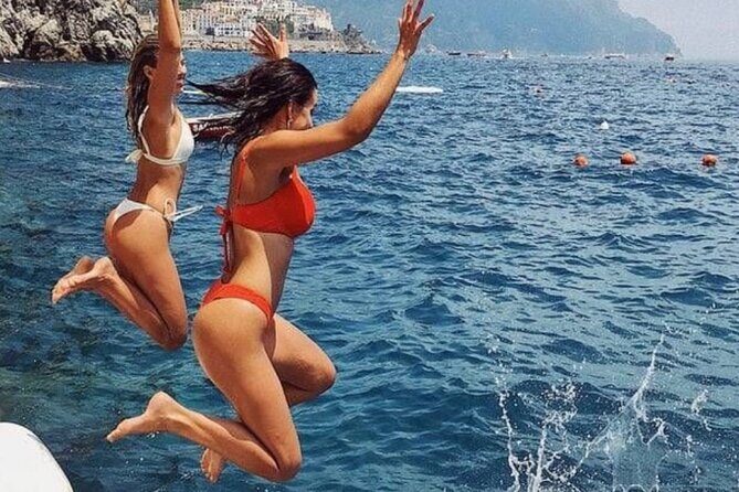 Amalfi Coast Half Day Private Boat Tour from Positano - Swimming, snorkeling, dolphins, and the Emerald Grotto choice
