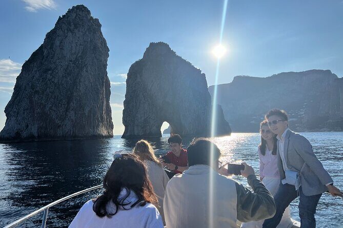 Capri Boat Tour and Blue Grotto Visit - Calm water bays and cliff-cave variety: Tombosiello, Santi, and Verde
