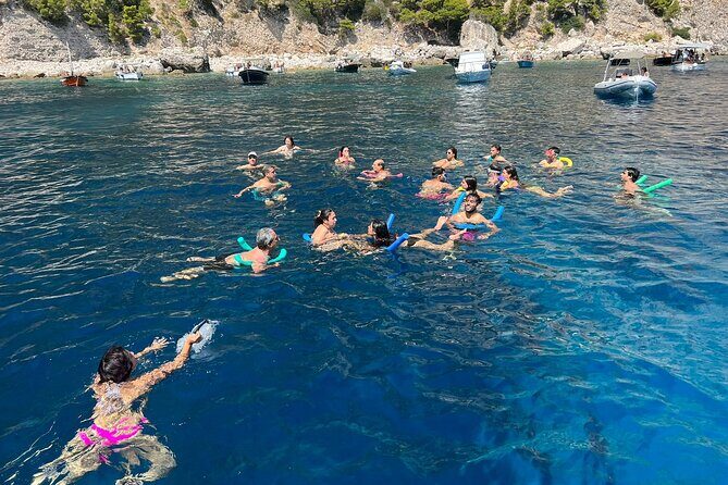 Capri Private all inclusive Boat Tour with City Exploration - The caves run: Blue Grotto, Green, White, and Red