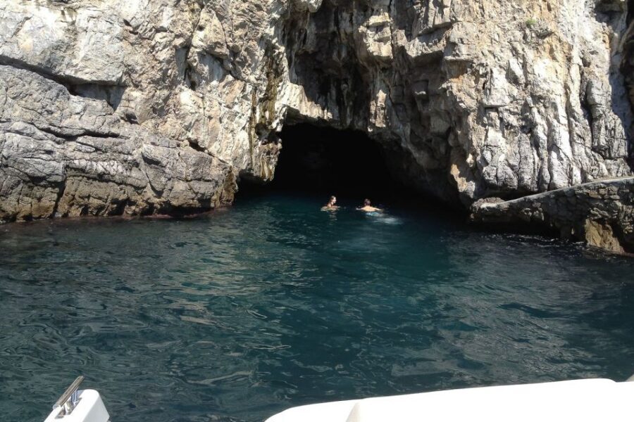 From Positano: Amalfi Coast Boat Tour - Marmorata waterfall and Minori’s fishing-pier feel