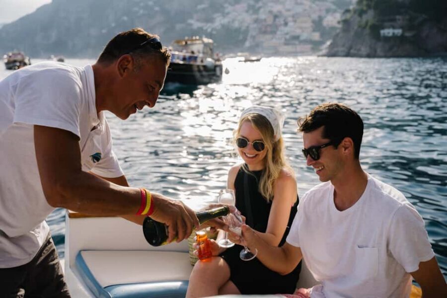 From Positano: Amalfi Coast Sunset Cruise - Group Tour - Fiordo di Furore aperitif: the 30-minute photo and calm zone