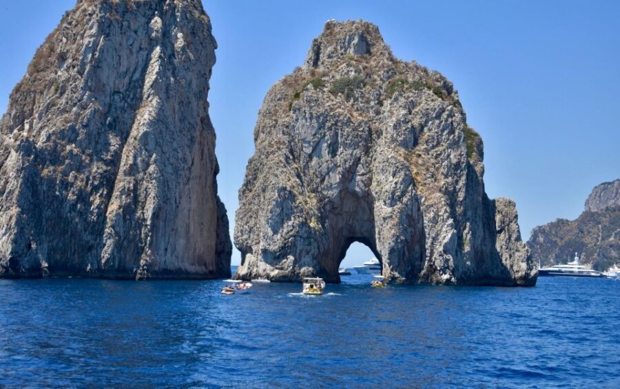 From Positano: Day trip to Capri - Group Tour by boat - Capri Approaches: Marina Piccola and the Best Angles