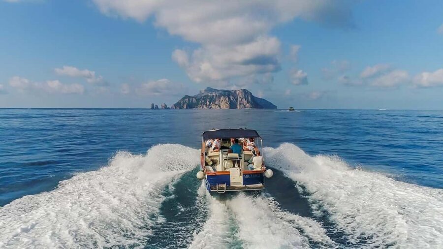 From Positano: Day trip to Capri - Group Tour by boat - Meeting at Spiaggia Grande: Fast Start, Real Convenience