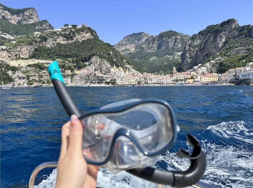 From Positano: Half-Day Amalfi Coast Boat Tour & Snorkeling - Getting on the Boat at Positano Pier (Spiaggia Grande)