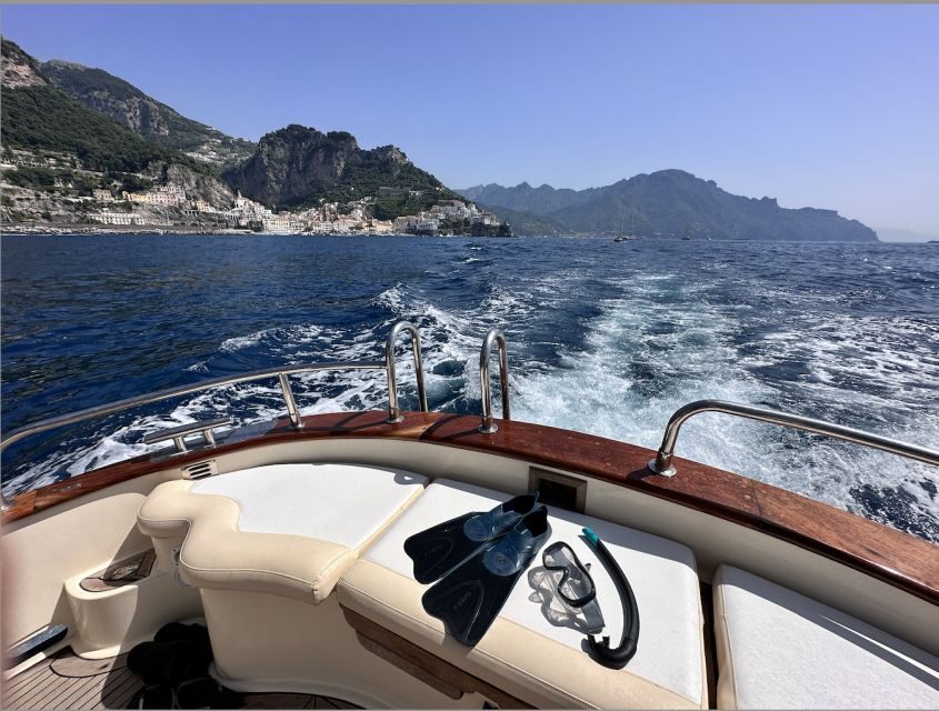 From Positano: Half-Day Amalfi Coast Boat Tour & Snorkeling - Onboard Comfort: Drinks, Fruit, Shower, and Toilet