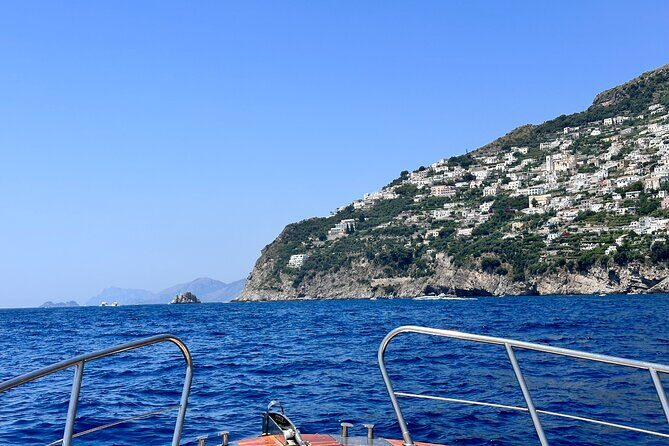 From Positano/Praiano: Private Amalfi Coast Half-Day Tour - Positano From the Water: The Vertical Town Photo Moment