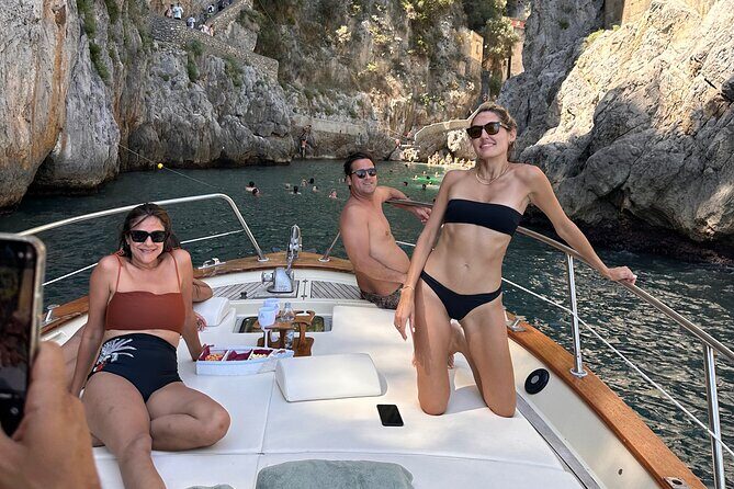 Full-day Exclusive Private boat tour on the Amalfi coast - Capri, caves, and grotto style stops (when your captain plans them)