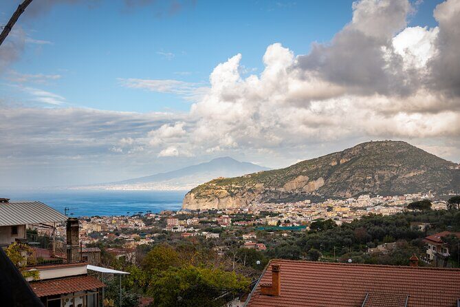 Pasta and Tiramisù class with a panoramic view of Sorrento - The welcome aperitif and the garden walk you actually get