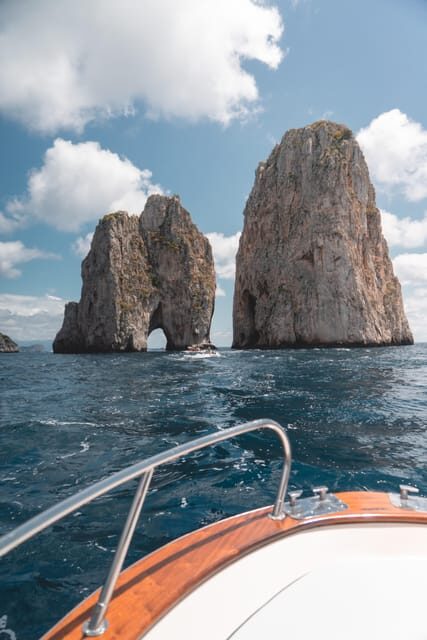 Positano: Capri and Blue Grotto Shared Boat Tour with Drinks - Capri’s best 4 hours: Marina Piccola, downtown, or Monte Solaro by chairlift