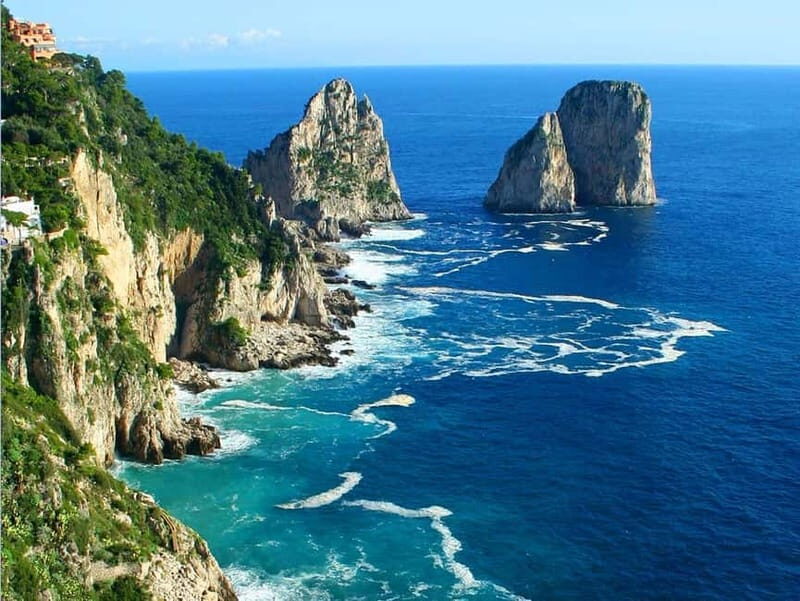 Positano: Capri Boat Tour with Swimming, Drinks, and Snacks - The Route: Punta Campanella, Faraglioni Views, Capri Time, and Li Galli