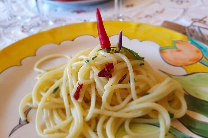 Positano Spaghetti experience - The family-style meal: when you finally get to eat