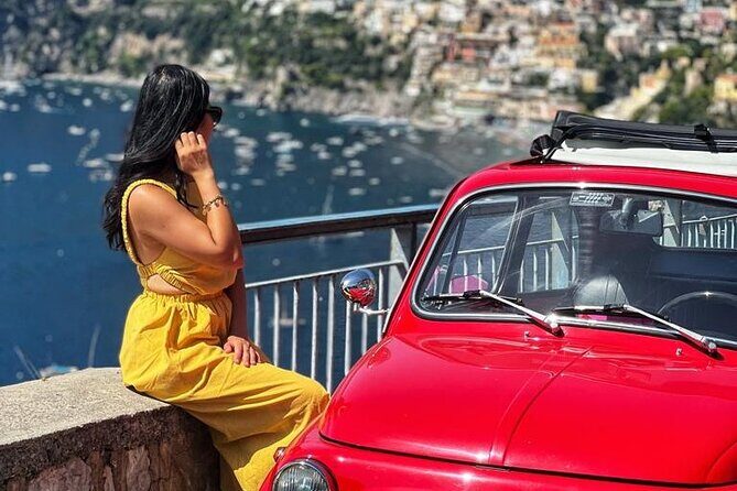Private Amalfi Coast Vintage Fiat 500 Tour: Positano to Amalfi - A vintage Fiat 500 turns the Amalfi Coast road trip into the attraction