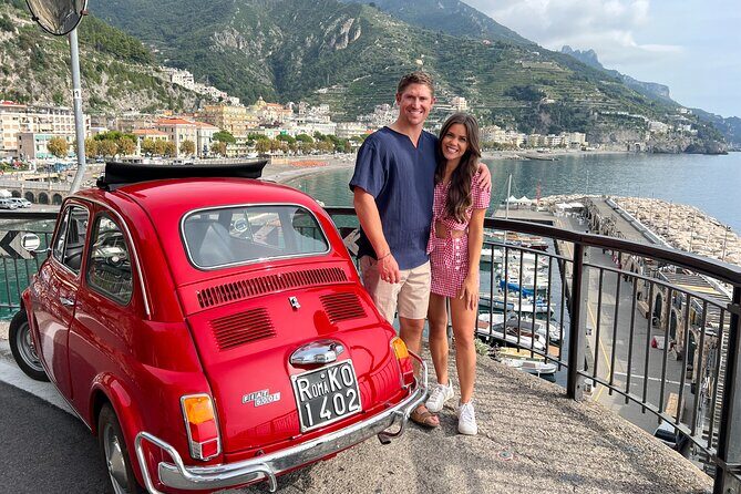 Private Amalfi Coast Vintage Fiat 500 Tour: Positano to Amalfi - Positano first: a photo stop right where you want to start