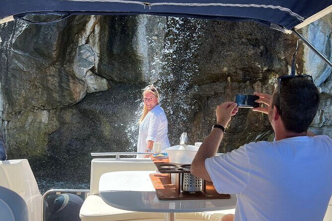 Private Boat Tour Costiera Amalfitana e Capri Esposito 28 Luxury - Sorrento-side stops: Roman baths, fisherman bays, and Punta Lagno’s Cascatella