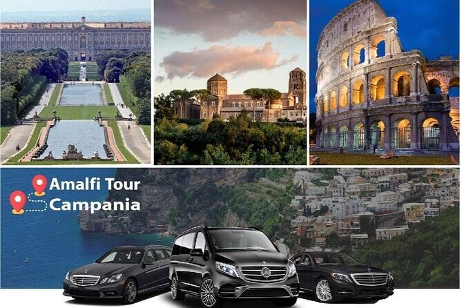 Private Transfer Naples Positano or Praiano or vice versa, Via Pompei or Cantina - A private Naples pickup that actually feels easy