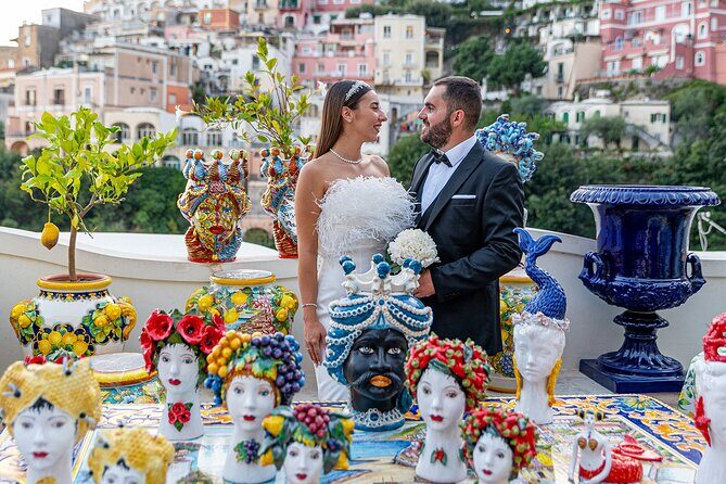 Professional photo shoot around Positano - Meeting at Piazza dei Mulini and Getting Set for Real Photos