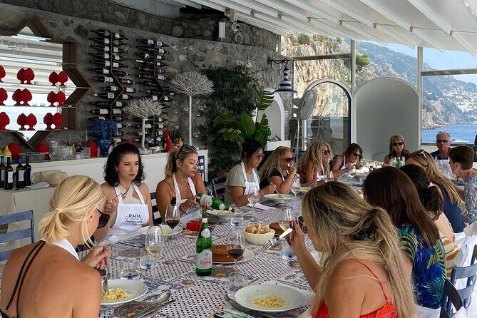 Rada Rooftop Cooking Class in Positano - Outdoor kitchen cooking: step-by-step, from scratch