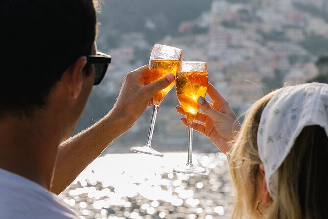 Small Group Tour in Positano by Boat at Sunset with Prosecco - Positano to Praiano: Prosecco on the move, with cove-and-village views