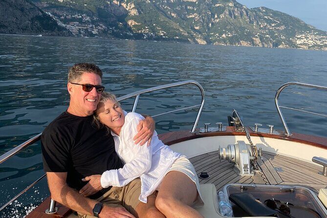 Sunset tour by private boat from Positano, Praiano or Amalfi - Snorkeling noodles and shower breaks at sea