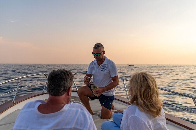 Sunset tour by private boat from Positano, Praiano or Amalfi - Seeing Positano, Praiano, and Furore from sea level